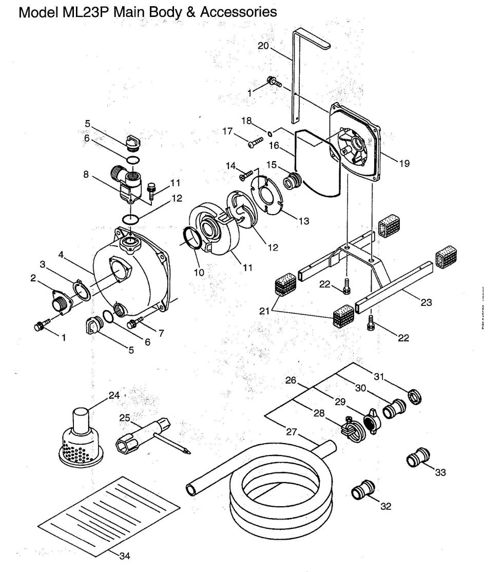 Maruyama Parts Lookup - Ml23p Parts Diagrams